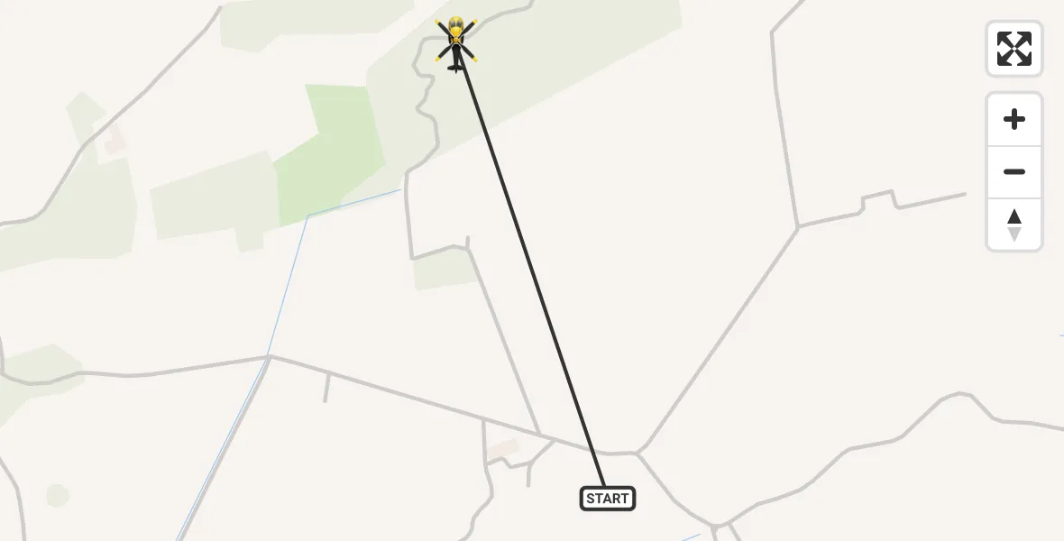 Flight route Police Helicopter Letham - Over Rankeilour, 22 July 2026, 16:26