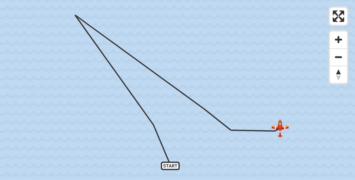 Flight route Coastguard Drone English Channel - English Channel, 24 July 2026, 02:39