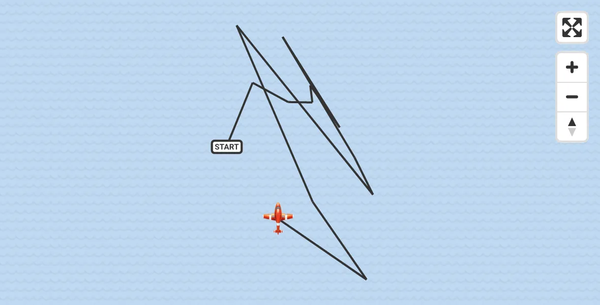 Flight route Coastguard Drone English Channel - English Channel, 24 July 2026, 02:47