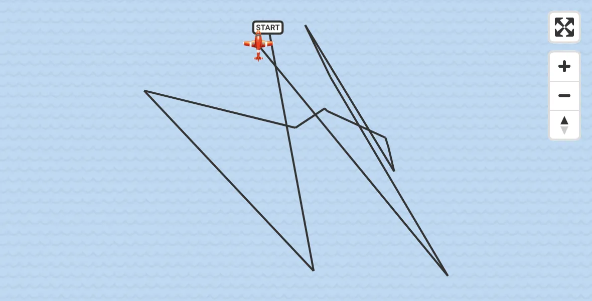 Flight route Coastguard Drone English Channel - English Channel, 24 July 2026, 02:51