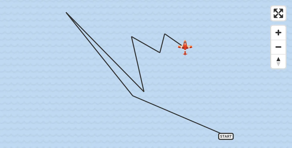 Flight route Coastguard Drone English Channel - English Channel, 24 July 2026, 02:54