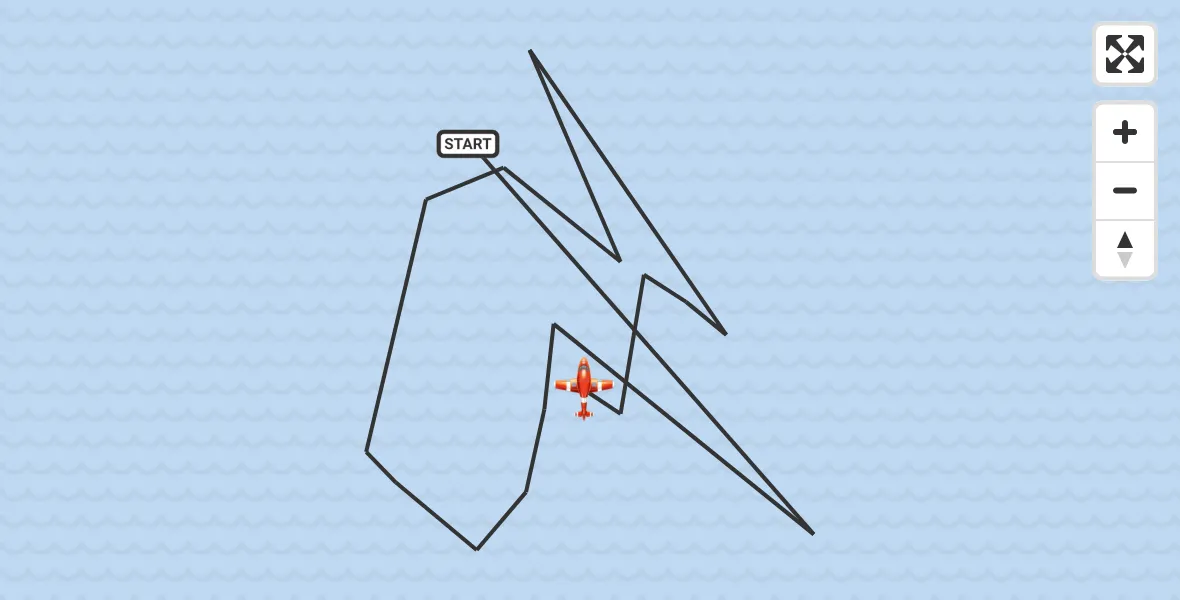 Flight route Coastguard Drone English Channel - English Channel, 24 July 2026, 03:07