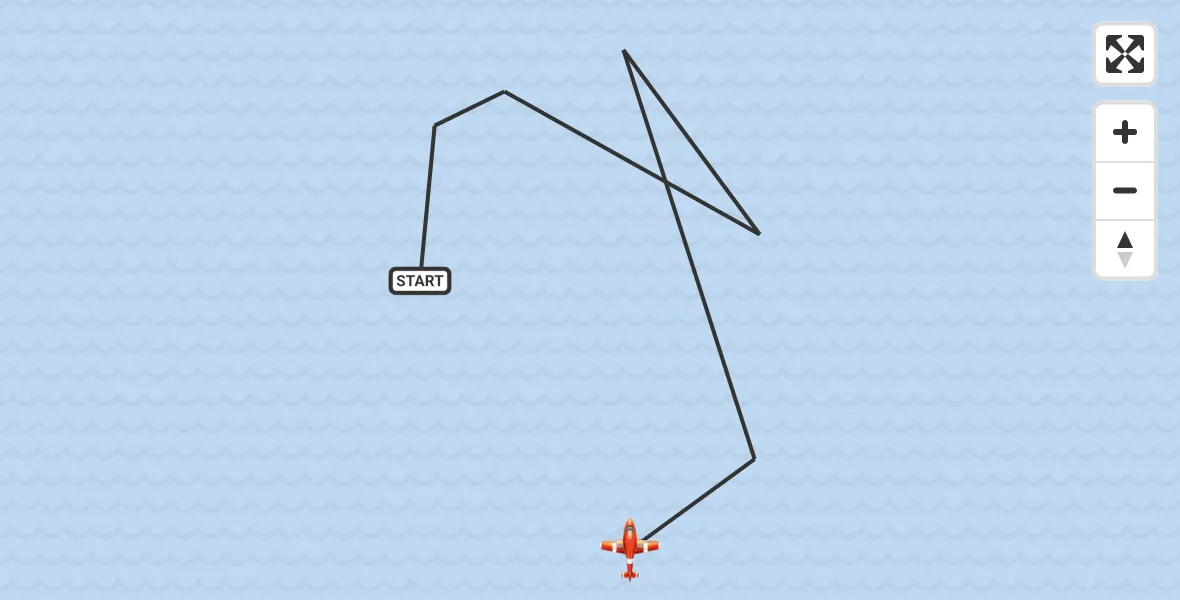 Flight route Coastguard Drone English Channel - English Channel, 24 July 2026, 03:20