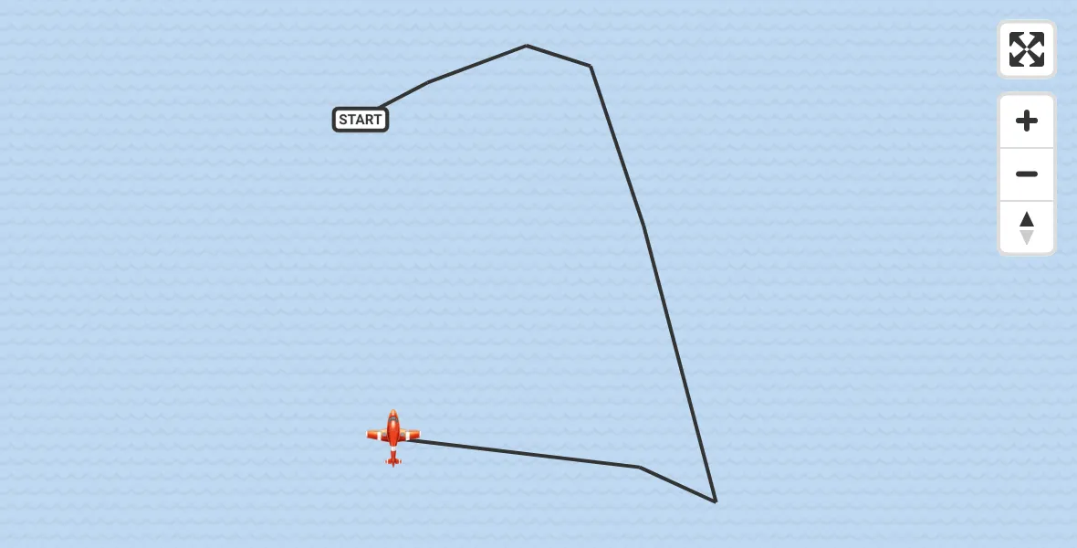 Flight route Coastguard Drone English Channel - English Channel, 24 July 2026, 03:25