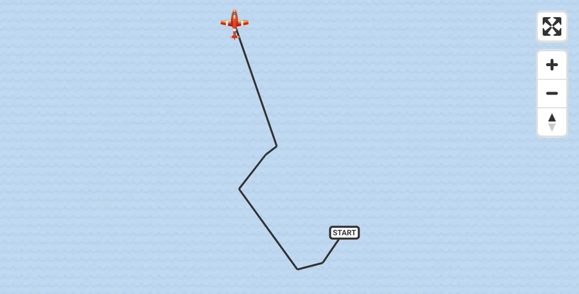 Flight route Coastguard Drone English Channel - English Channel, 24 July 2026, 03:42