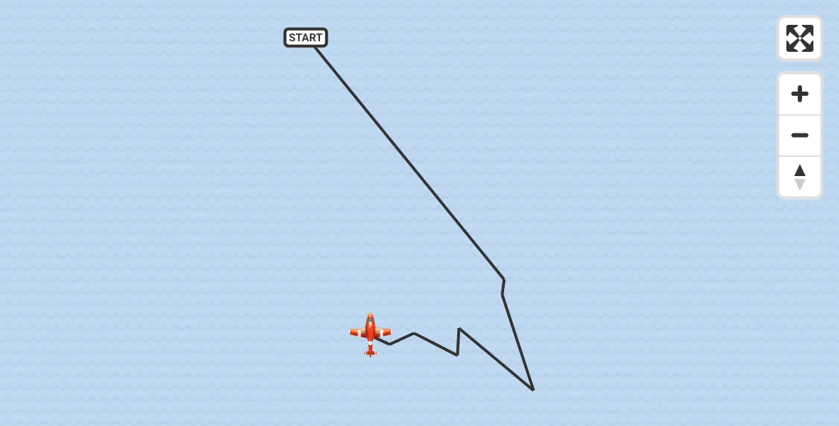Flight route Coastguard Drone English Channel - English Channel, 24 July 2026, 03:45