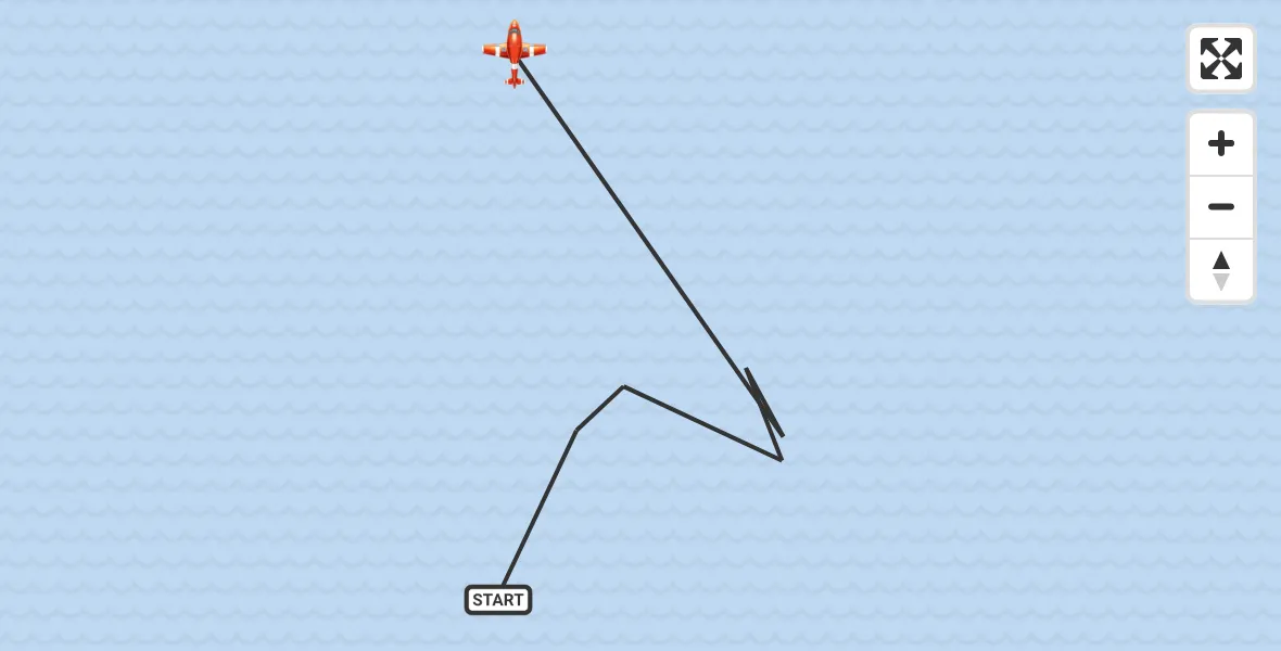 Flight route Coastguard Drone English Channel - English Channel, 24 July 2026, 03:48