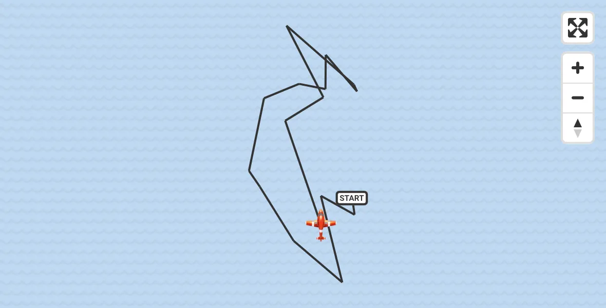 Flight route Coastguard Drone English Channel - English Channel, 24 July 2026, 03:52