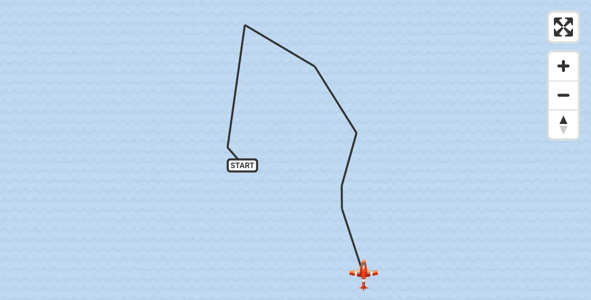 Flight route Coastguard Drone English Channel - English Channel, 24 July 2026, 03:58
