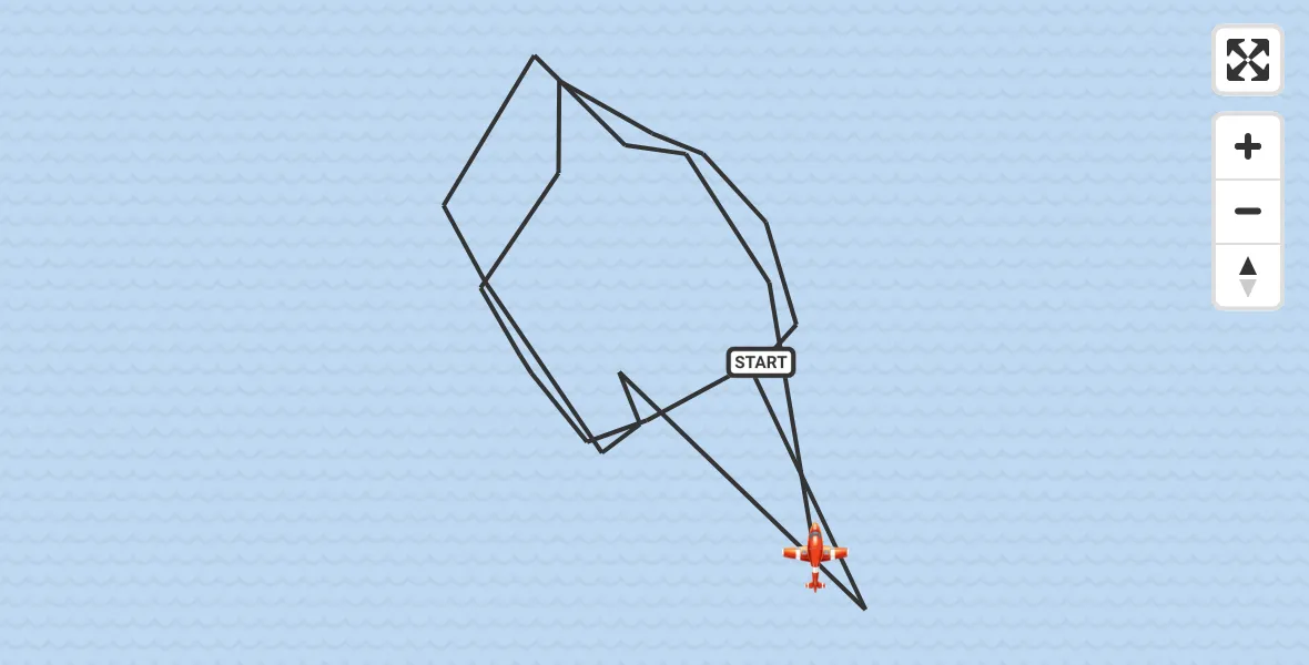 Flight route Coastguard Drone English Channel - English Channel, 24 July 2026, 04:06
