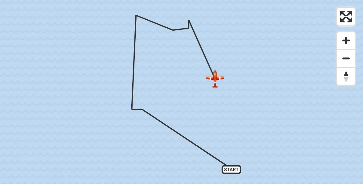 Flight route Coastguard Drone English Channel - English Channel, 24 July 2026, 04:16