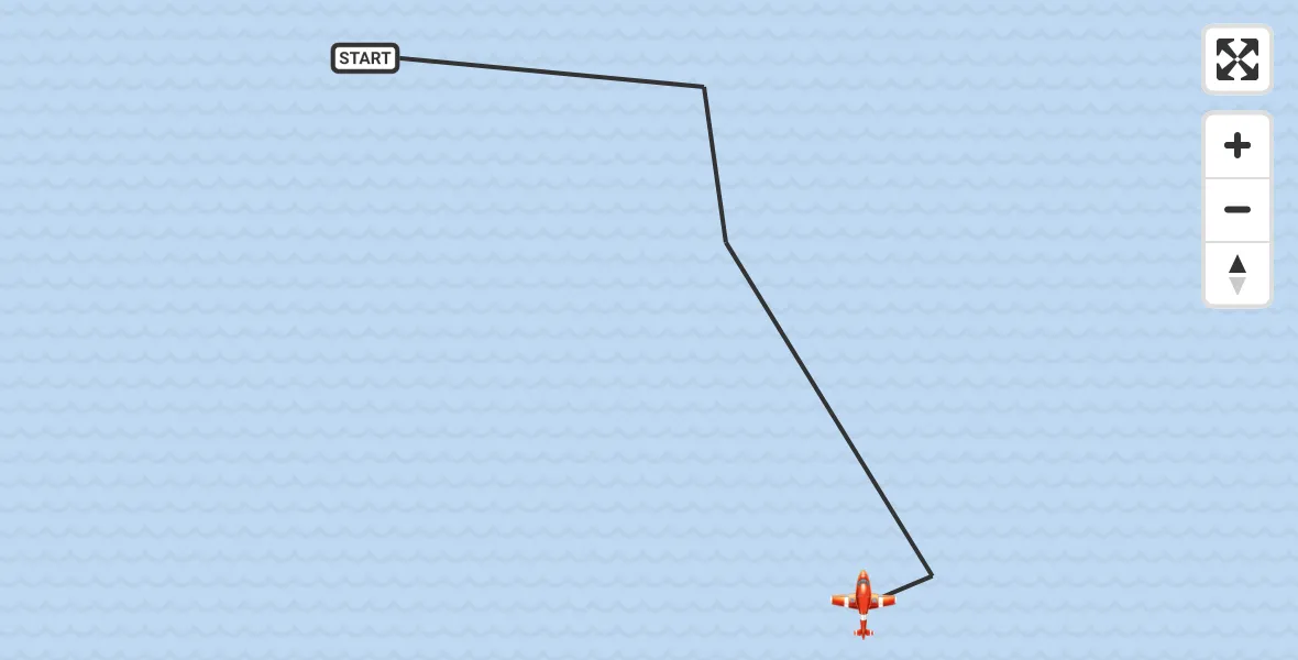 Flight route Coastguard Drone English Channel - English Channel, 24 July 2026, 04:23