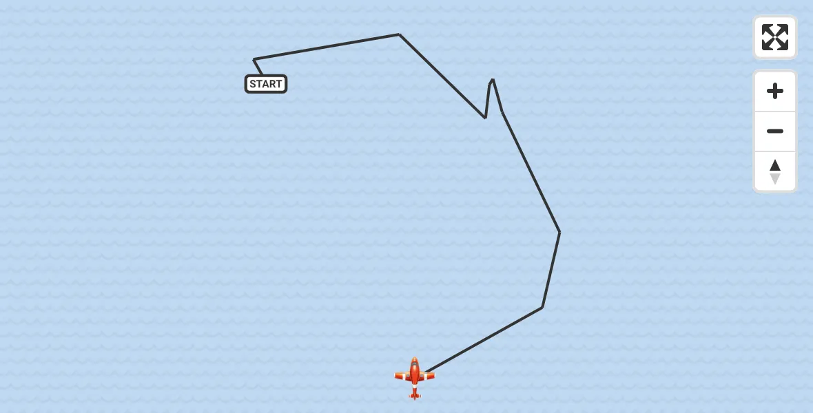 Flight route Coastguard Drone English Channel - English Channel, 24 July 2026, 04:49