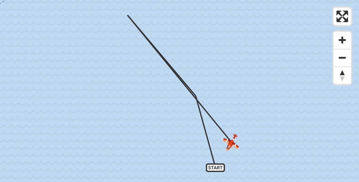 Flight route Coastguard Drone English Channel - English Channel, 24 July 2026, 07:37