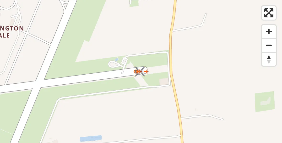 Flight route Coastguard Helicopter Humberside Airport - Humberside Airport, 25 July 2026, 08:57