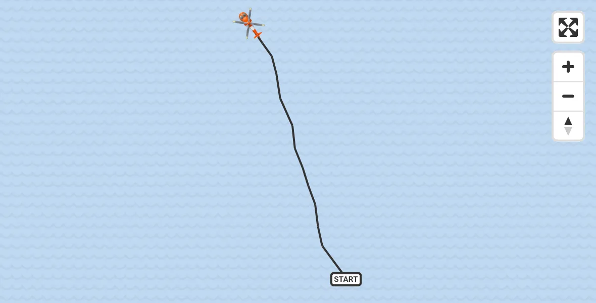 Flight route Coastguard Helicopter Irish Sea - Irish Sea, 25 July 2026, 13:41