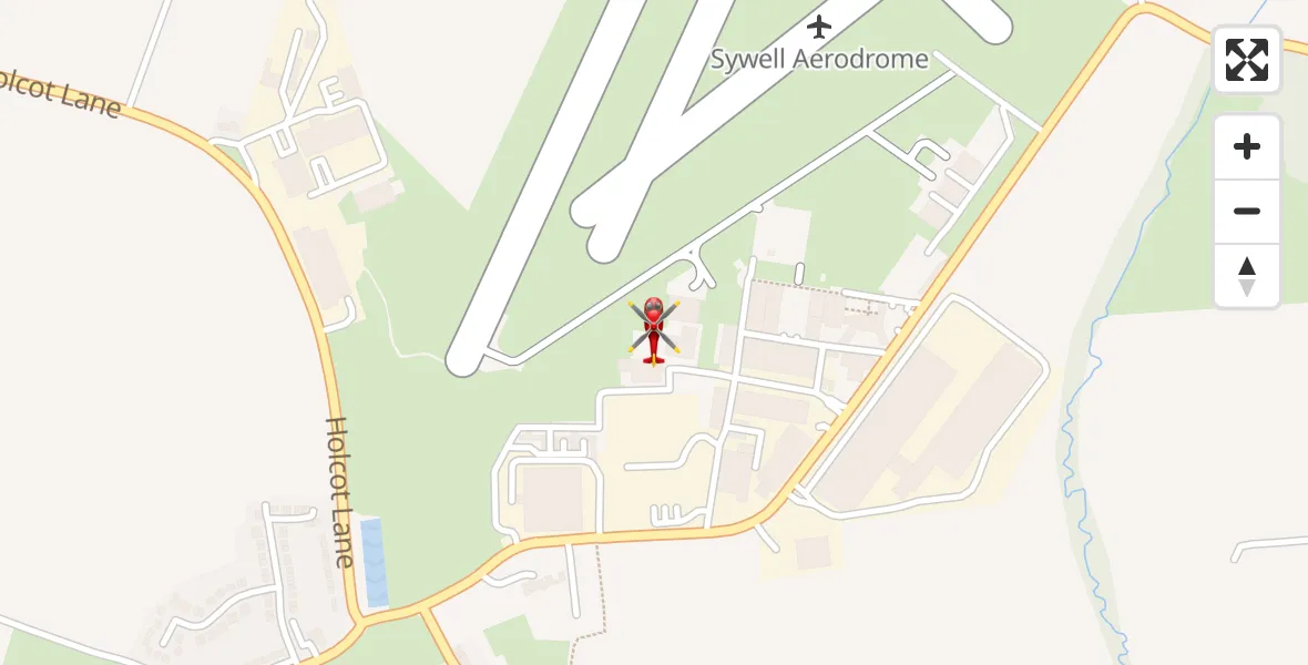 Flight route Air Ambulance Helicopter Sywell Aerodrome - Sywell Aerodrome, 26 July 2026, 09:04