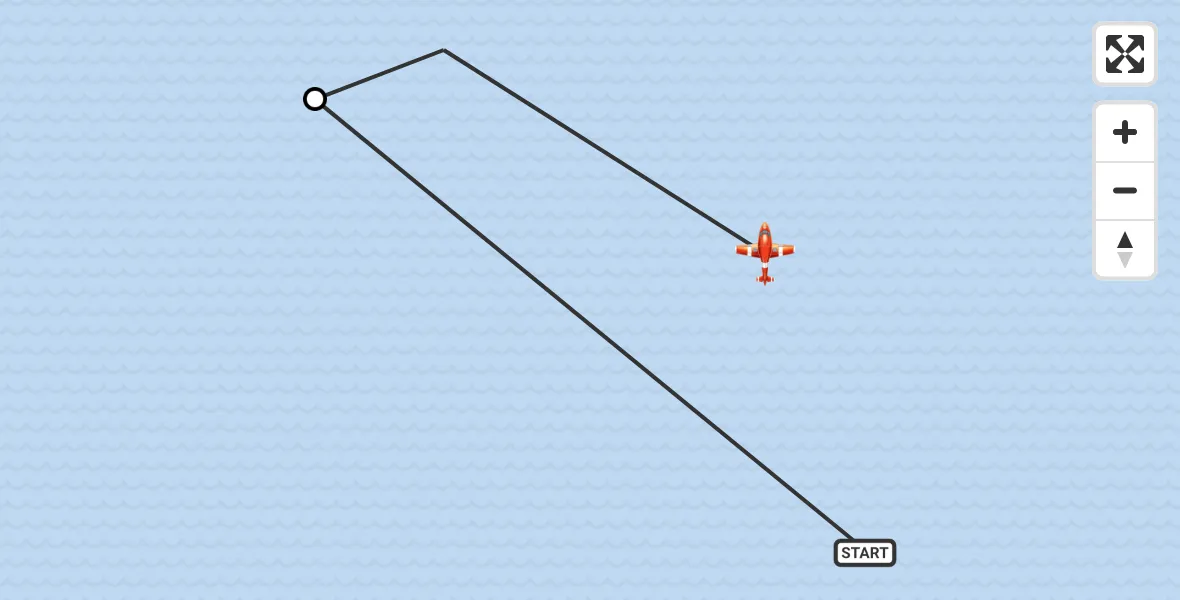 Flight route Coastguard Drone Noordzee - Noordzee, 29 July 2026, 11:00