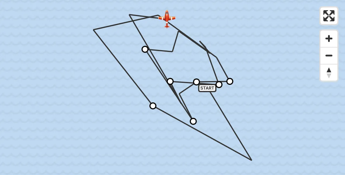 Flight route Coastguard Drone Noordzee - North Sea, 29 July 2026, 11:03