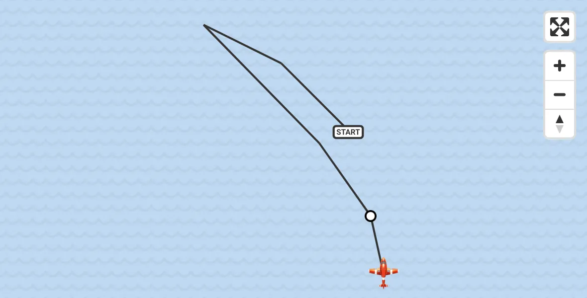 Flight route Coastguard Drone North Sea - Noordzee, 29 July 2026, 11:45