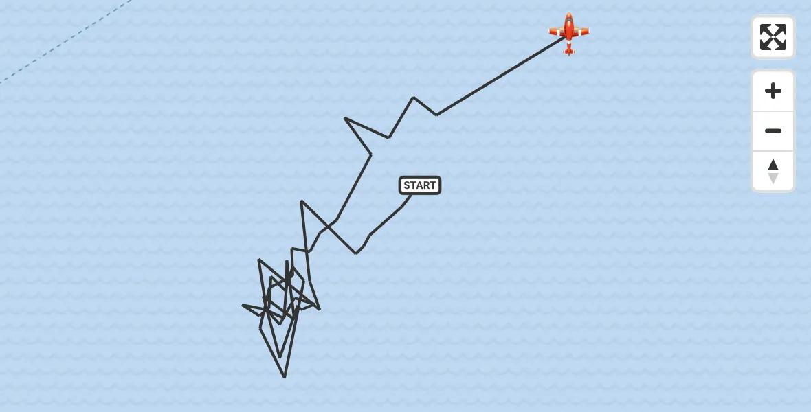 Flight route Coastguard Drone English Channel - English Channel, 30 July 2026, 04:53