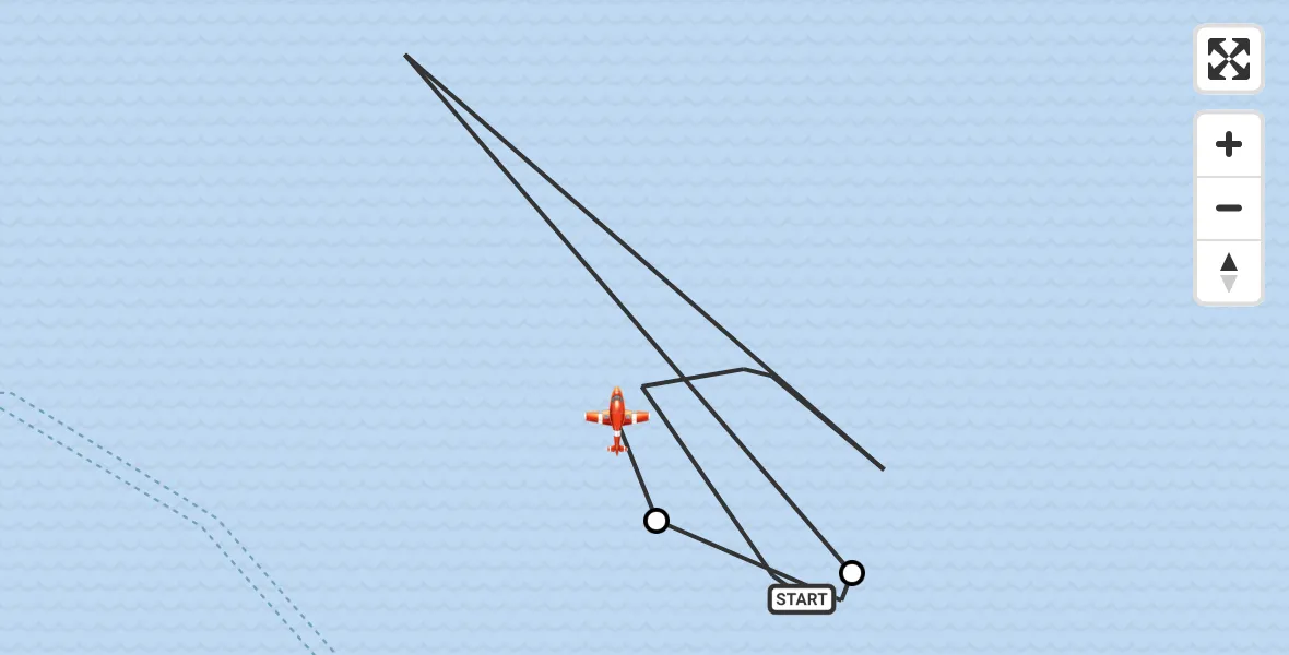 Flight route Coastguard Drone North Sea - North Sea, 30 July 2026, 08:13