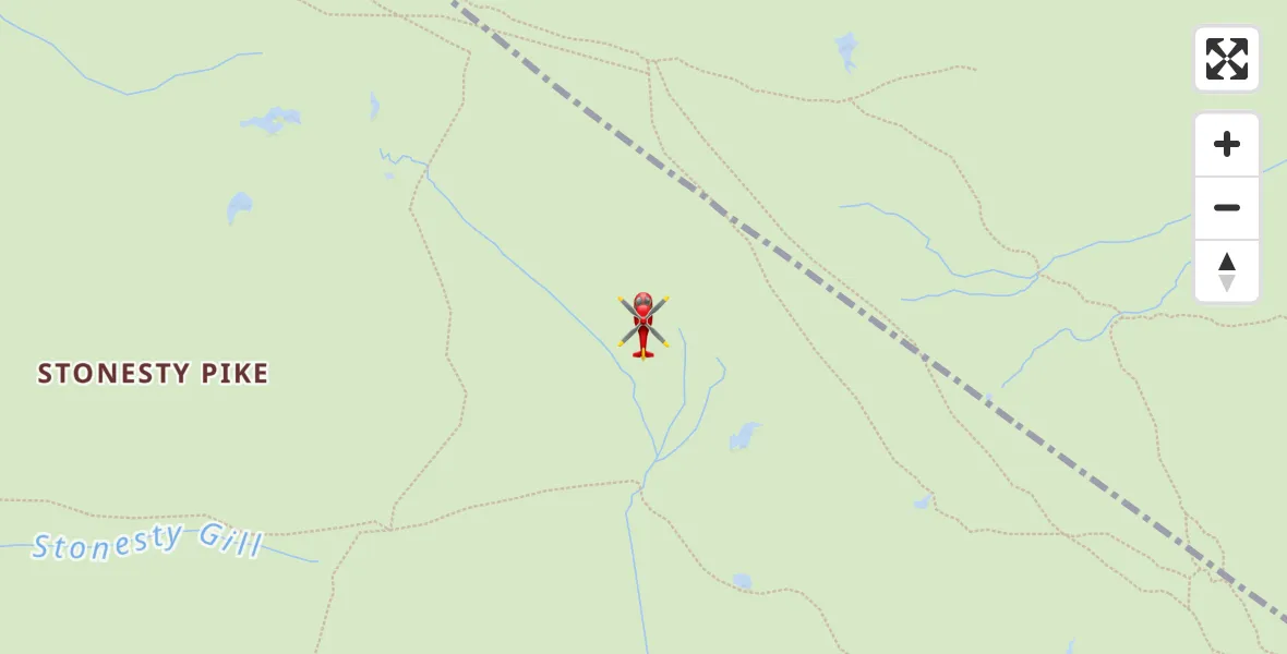Flight route Air Ambulance Helicopter Ulpha - Ulpha, 30 July 2026, 16:50