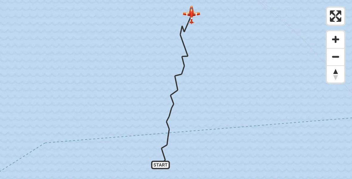 Flight route Coastguard Drone English Channel - English Channel, 31 July 2026, 04:43