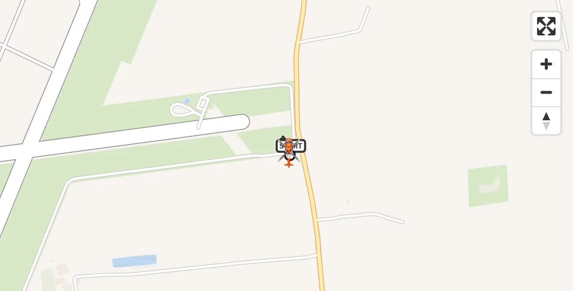 Flight route Coastguard Helicopter Humberside Airport - Humberside Airport, 01 August 2026, 14:23