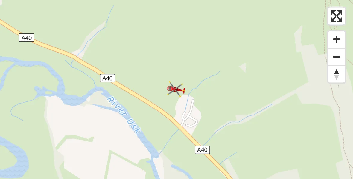 Flight route Air Ambulance Helicopter Pennorth - Pennorth, 04 August 2026, 16:04