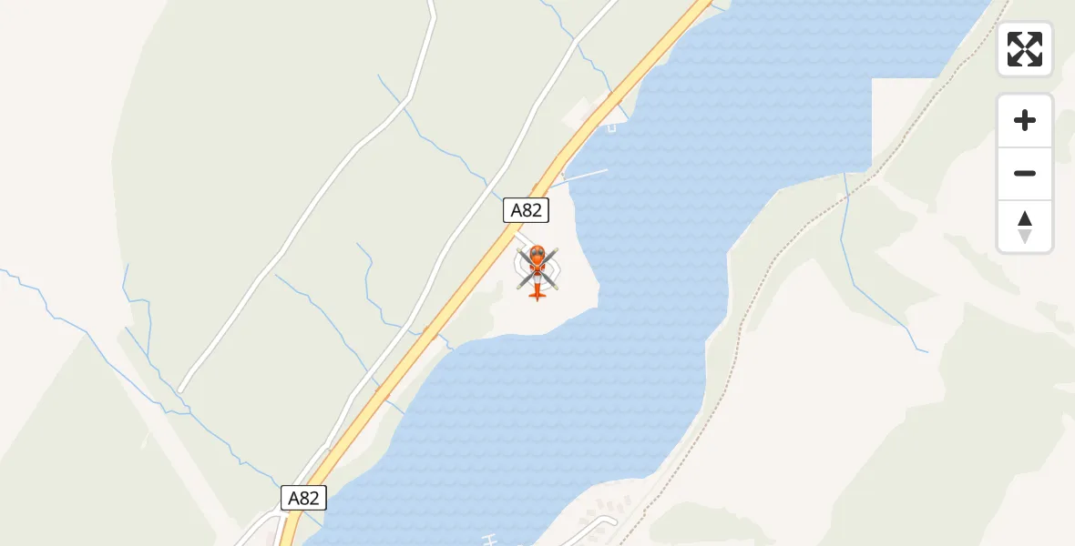 Flight route Coastguard Helicopter North Laggan - North Laggan, 04 August 2026, 22:00