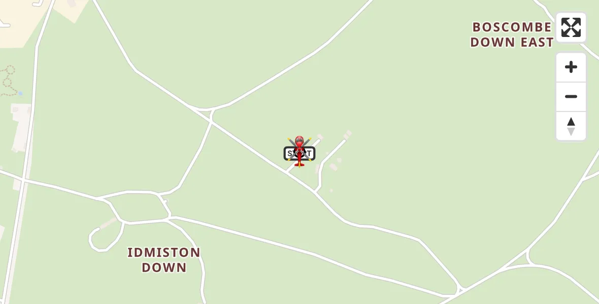 Flight route Air Ambulance Helicopter Newton Tony - Idmiston, 05 August 2026, 08:50