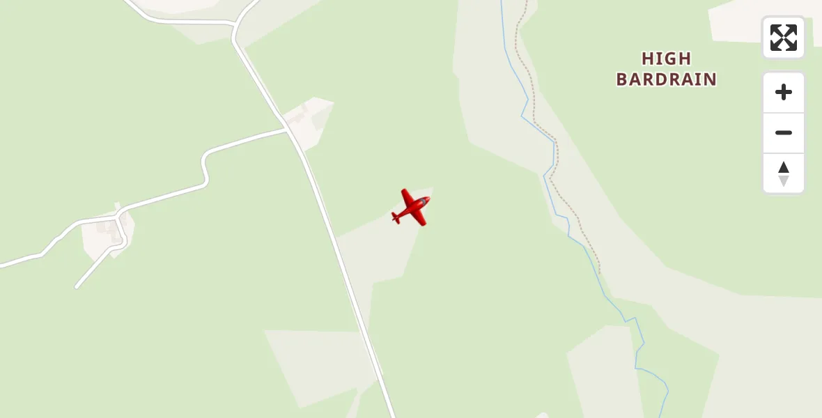 Flight route Air Ambulance Aircraft Elderslie - Elderslie, 05 August 2026, 23:11