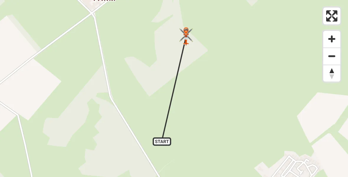 Flight route Coastguard Helicopter Shillford - East Renfrewshire, 06 August 2026, 14:32