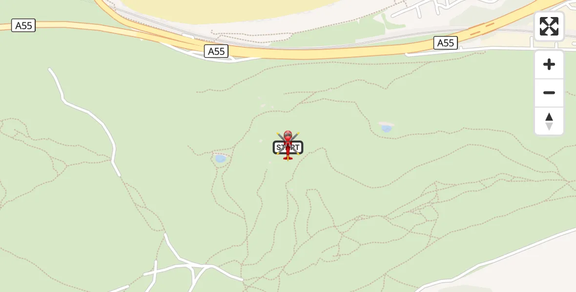 Flight route Air Ambulance Helicopter Conwy - Conwy, 06 August 2026, 14:49