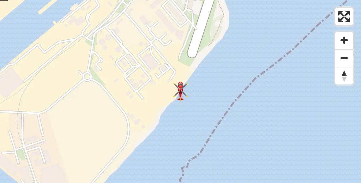 Flight route Air Ambulance Helicopter Cardiff Heliport - Cardiff Heliport, 07 August 2026, 04:58