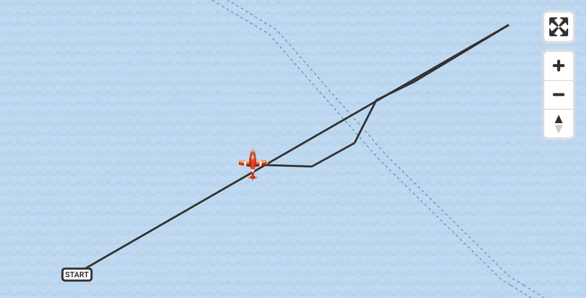 Flight route Coastguard Drone North Sea - North Sea, 07 August 2026, 10:14