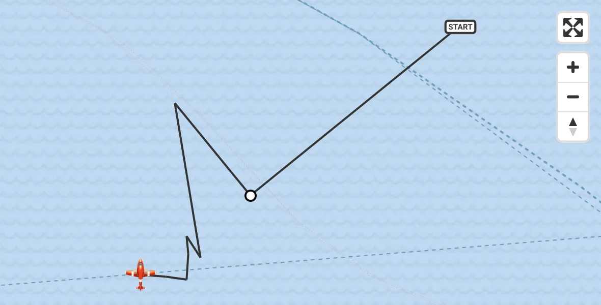 Flight route Coastguard Drone North Sea - English Channel, 07 August 2026, 10:24