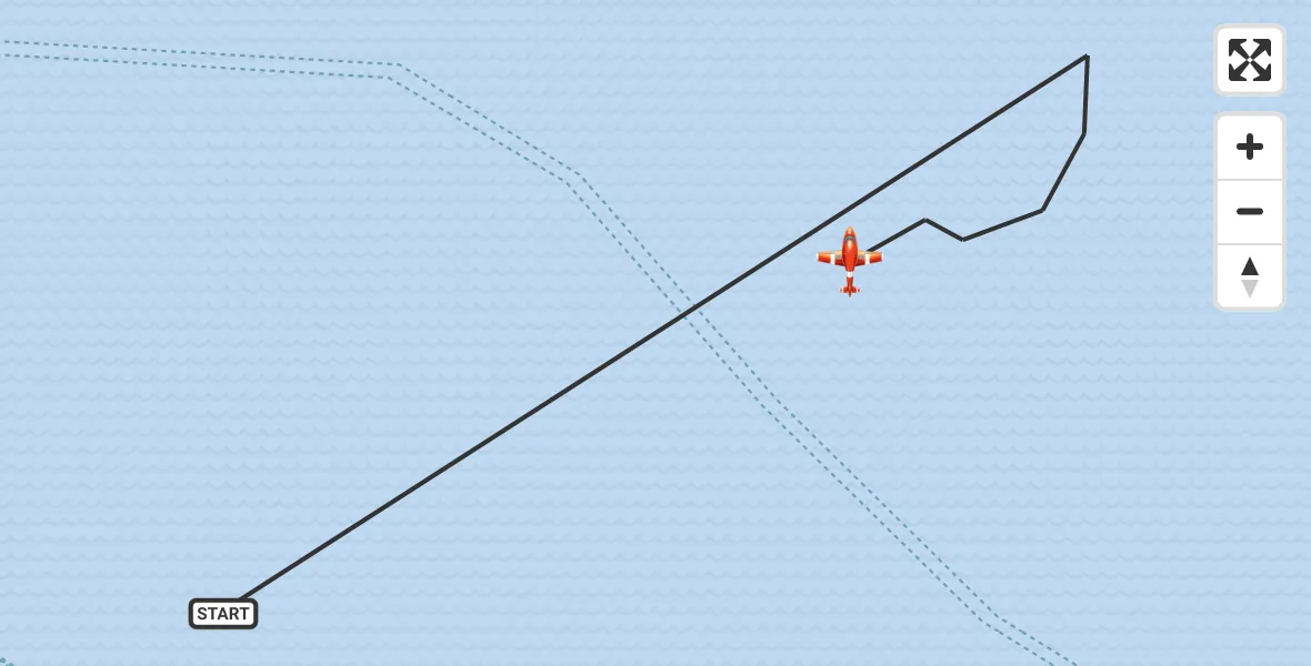 Flight route Coastguard Drone North Sea - North Sea, 07 August 2026, 10:41