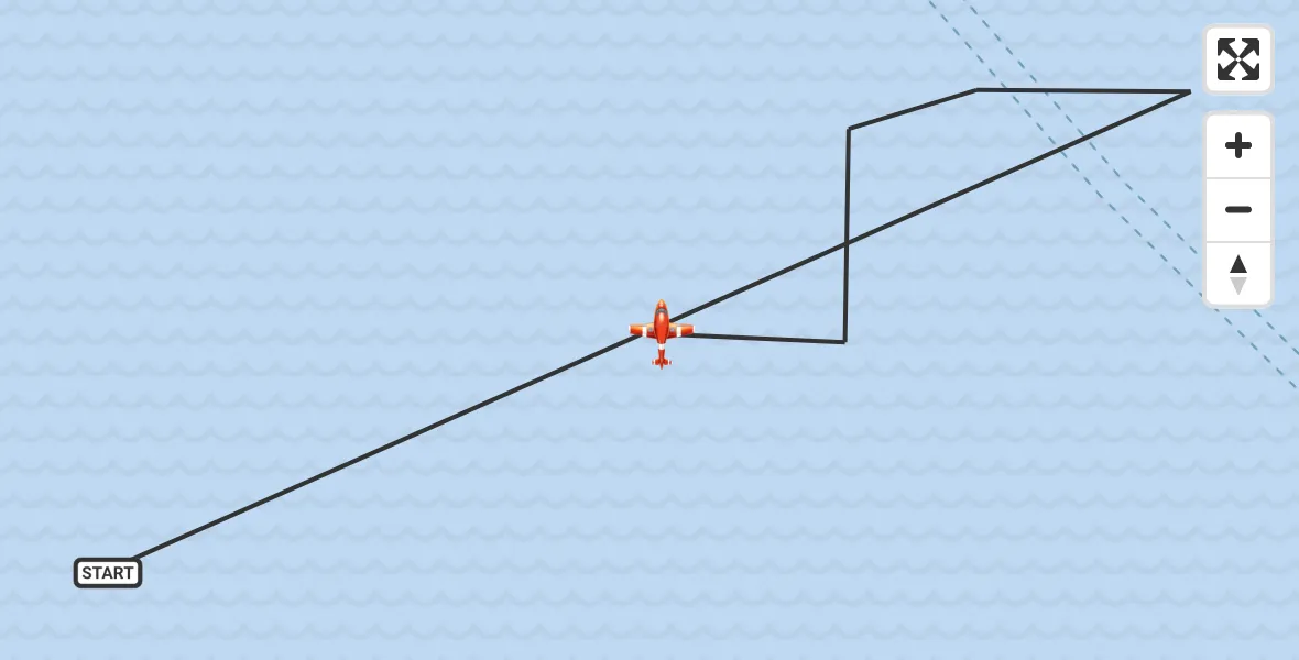 Flight route Coastguard Drone North Sea - North Sea, 07 August 2026, 10:44