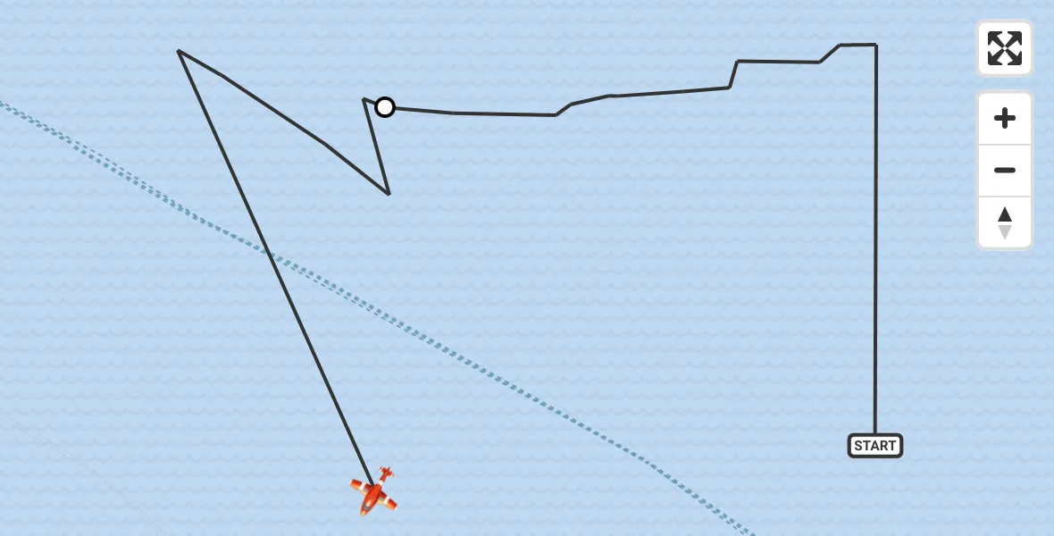 Flight route Coastguard Drone North Sea - English Channel, 07 August 2026, 11:06