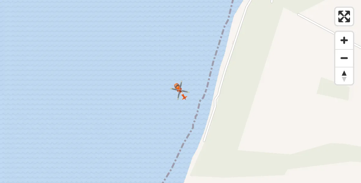 Flight route Coastguard Helicopter Inner Seas - Inner Seas, 07 August 2026, 11:16