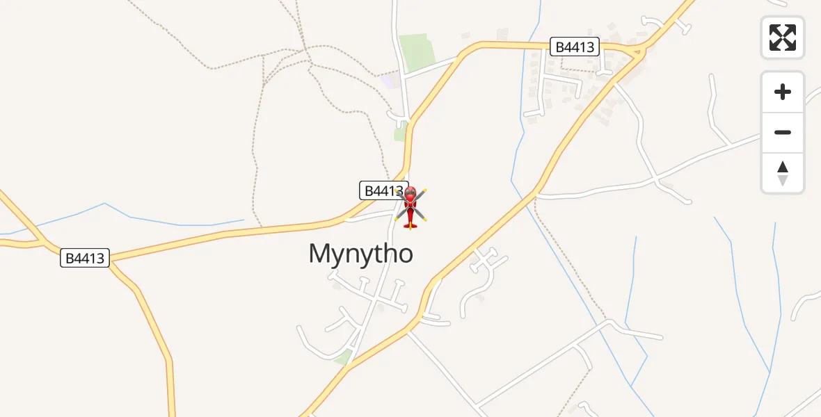 Flight route Air Ambulance Helicopter Mynytho - Mynytho, 07 August 2026, 14:28