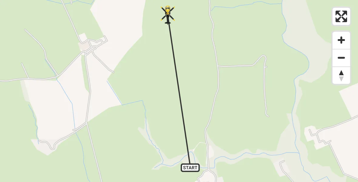 Flight route Police Helicopter Dalry - Dalry, 07 August 2026, 17:31
