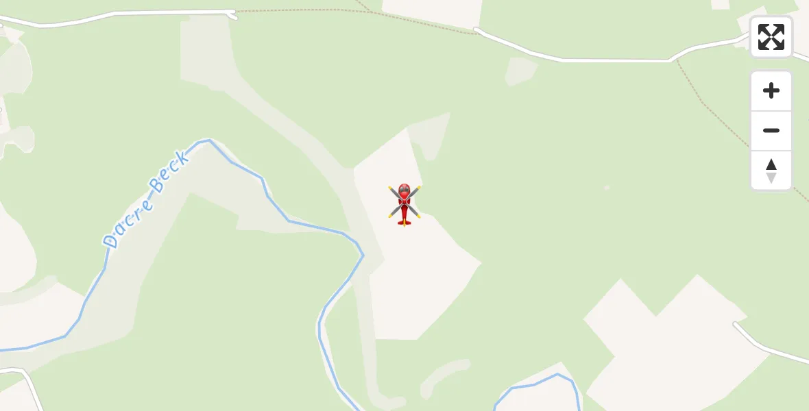 Flight route Air Ambulance Helicopter Hutton - Hutton, 08 August 2026, 09:11