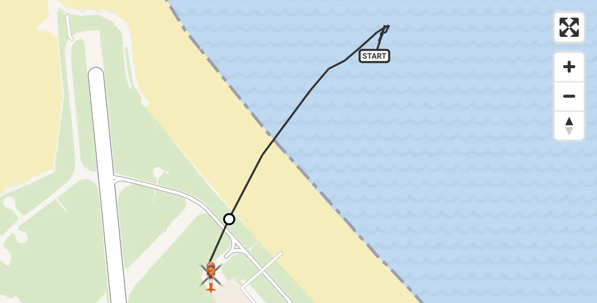 Flight route Coastguard Helicopter Mealabost - Stornoway Airport, 08 August 2026, 10:12