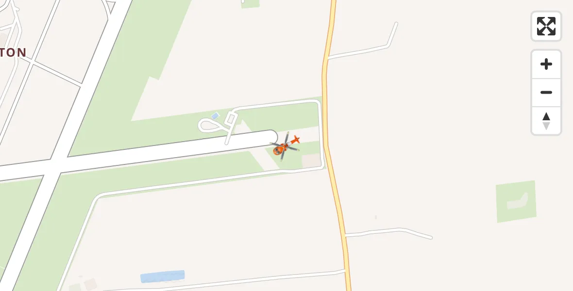 Flight route Coastguard Helicopter Humberside Airport - Humberside Airport, 08 August 2026, 11:03