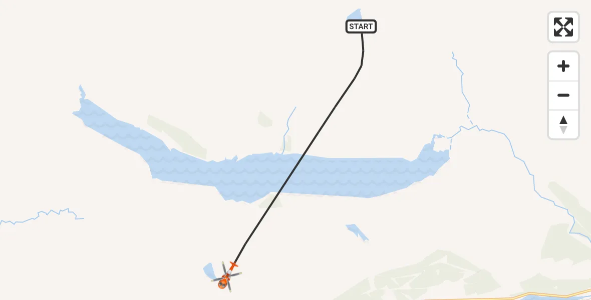 Flight route Coastguard Helicopter Highland - Highland, 09 August 2026, 09:19