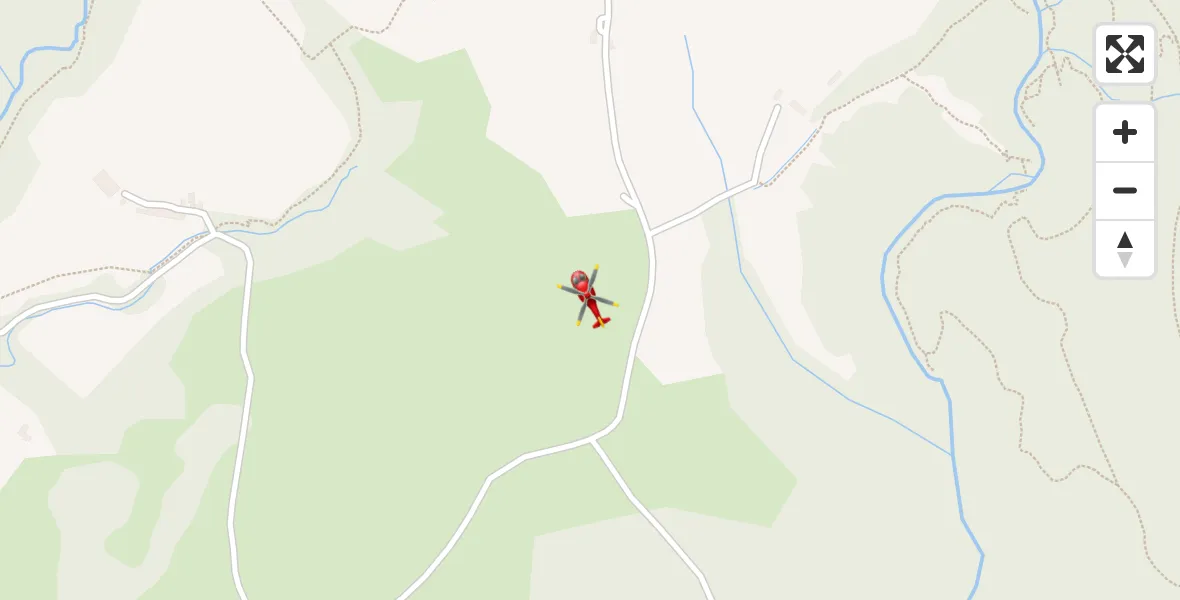 Flight route Air Ambulance Helicopter Powys - Powys, 11 August 2026, 15:09
