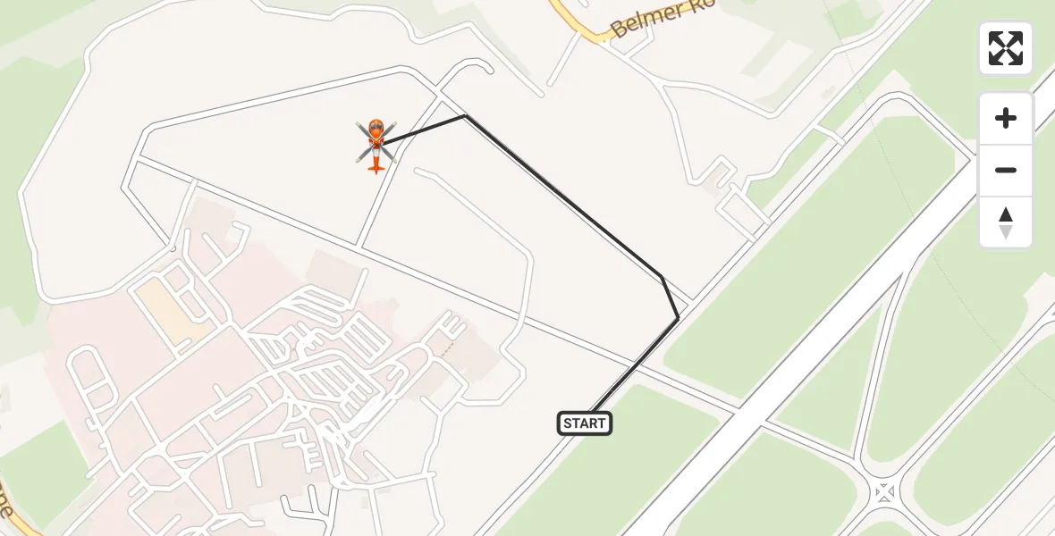 Flight route Coastguard Helicopter London Stansted Airport - London Stansted Airport, 12 August 2026, 10:23